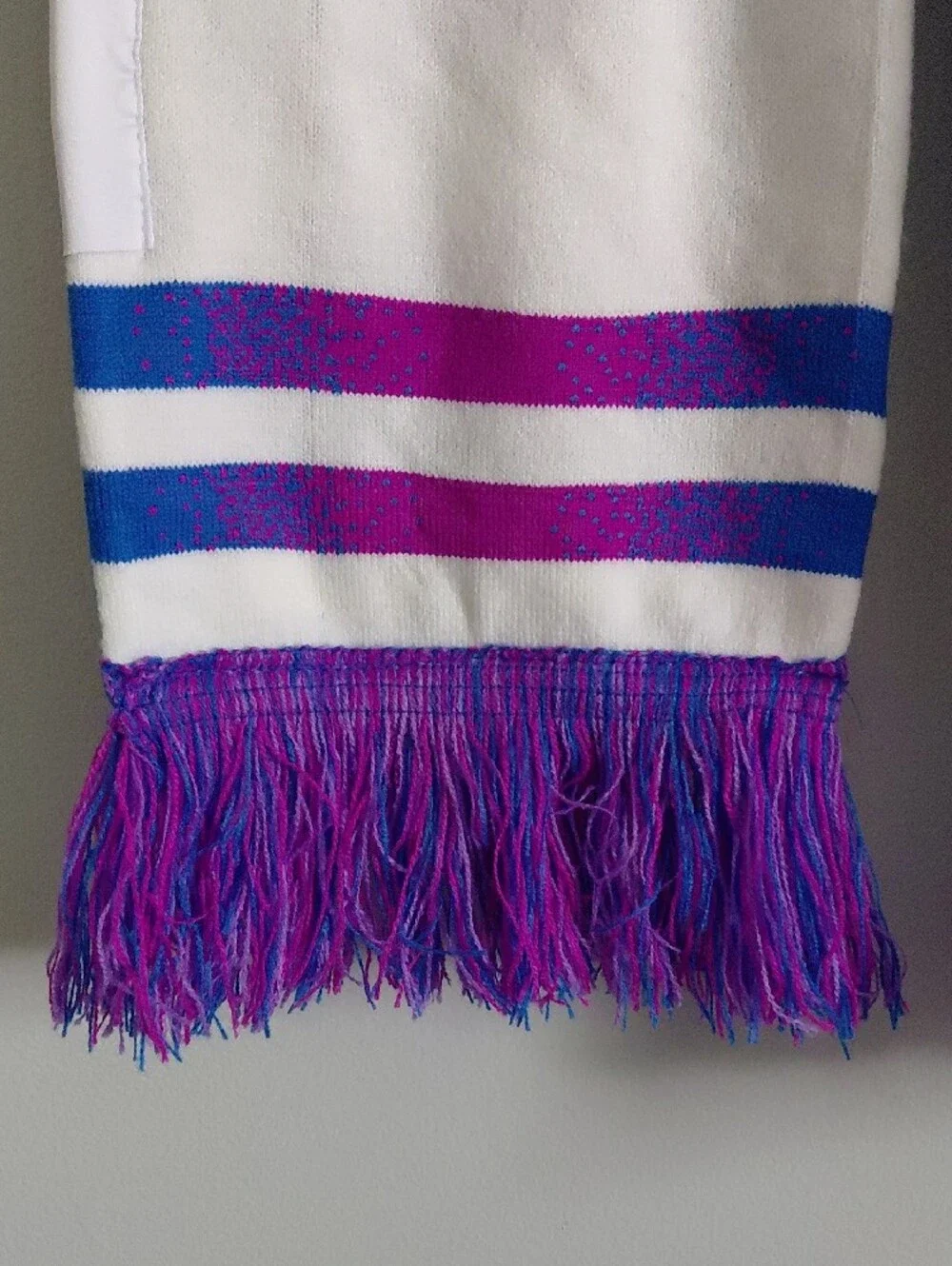 Kansas City Royals 2026 Giveaway Scarf  Coca Cola Hey Hey Hey White Blue Purple